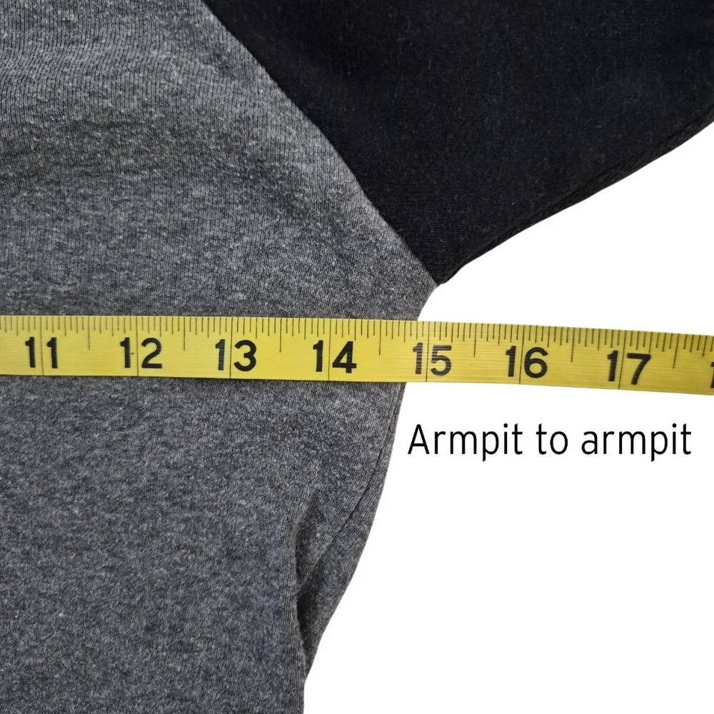 4 Baseball tees 3/4 Sleeve - 1 B+W / 1 White & pink / 2 Gray & Black Size S - Picture 5 of 10